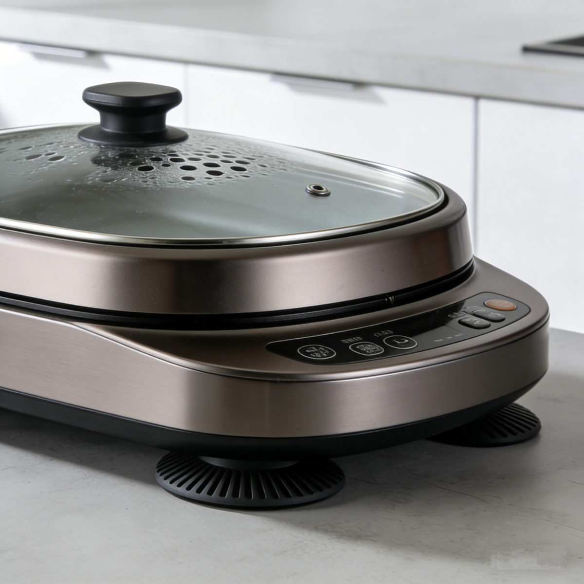 Multi-Functional Household Electric Hot Pot with Intelligent Constant Temperature, Adjustable Power Levels, Non-Stick Inner Pot, All-in-One for Frying, Stir-Frying, Boiling & Stewing, Easy to Clean, Quiet & Energy-Saving, Beginner-Friendly.🍲