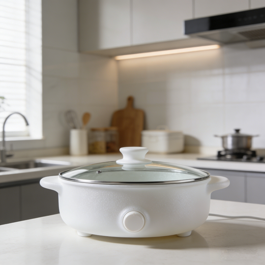 Multi-Purpose Household Electric Hot Pot – Non-Stick Inner Pot, Adjustable Temperature, Fast Heating for Hot Pot, Soup, Stew & Family Meals.🥑
